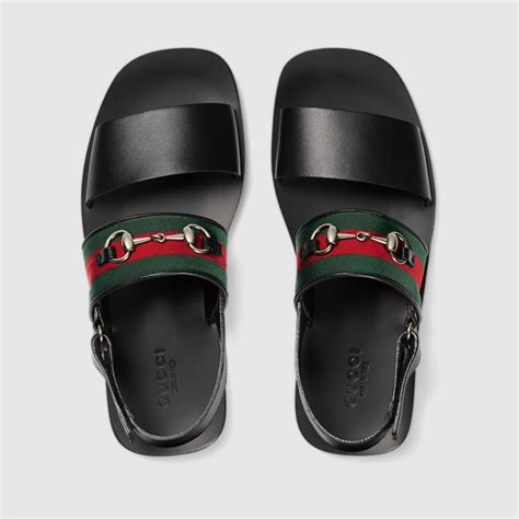 gucci sandalias de piel